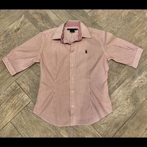 Ralph Lauren Women’s 3/4 Sleeve Button Down - 8